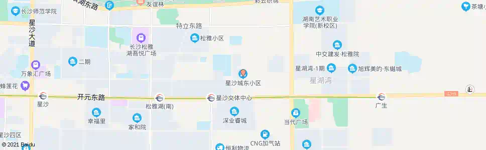 长沙城东小区_公交站地图_长沙公交_妙搜公交查询2025