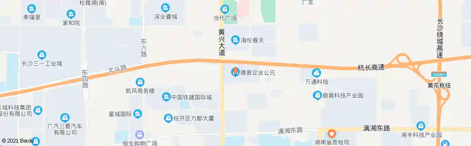 长沙德普企业园_公交站地图_长沙公交_妙搜公交查询2025
