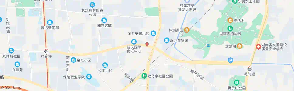 长沙时代阳光大道韶山路口_公交站地图_长沙公交_妙搜公交查询2025