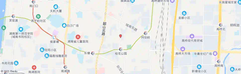 长沙滴水井_公交站地图_长沙公交_妙搜公交查询2025