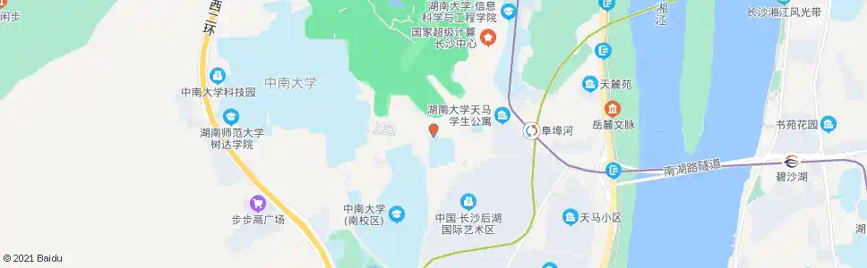 长沙左家垅_公交站地图_长沙公交_妙搜公交查询2025