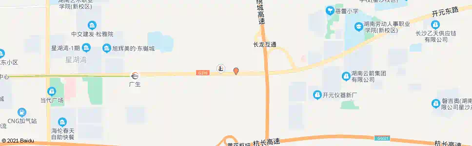 长沙长龙村_公交站地图_长沙公交_妙搜公交查询2025