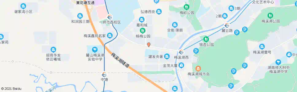 长沙东方红路赏月路口_公交站地图_长沙公交_妙搜公交查询2025
