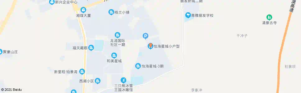 长沙怡海星城_公交站地图_长沙公交_妙搜公交查询2025