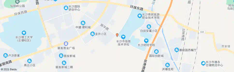 长沙振华路兴安路口_公交站地图_长沙公交_妙搜公交查询2025