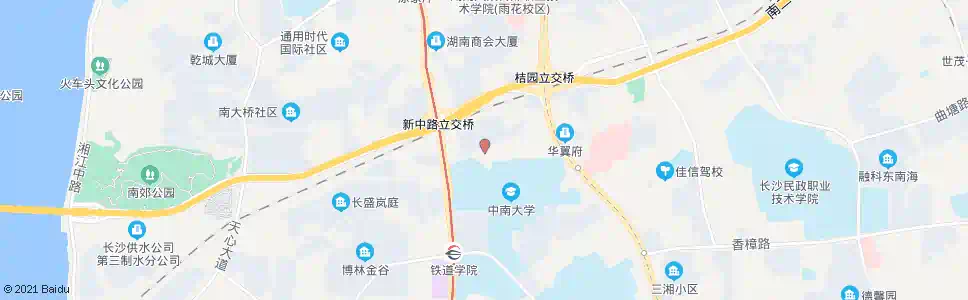 长沙竹塘西路_公交站地图_长沙公交_妙搜公交查询2025