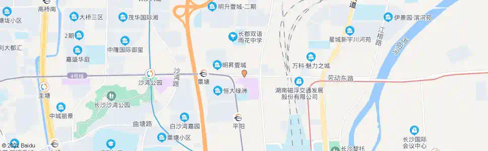 长沙劳动东路花侯路口_公交站地图_长沙公交_妙搜公交查询2025
