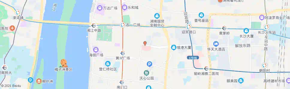 长沙柑子园_公交站地图_长沙公交_妙搜公交查询2025