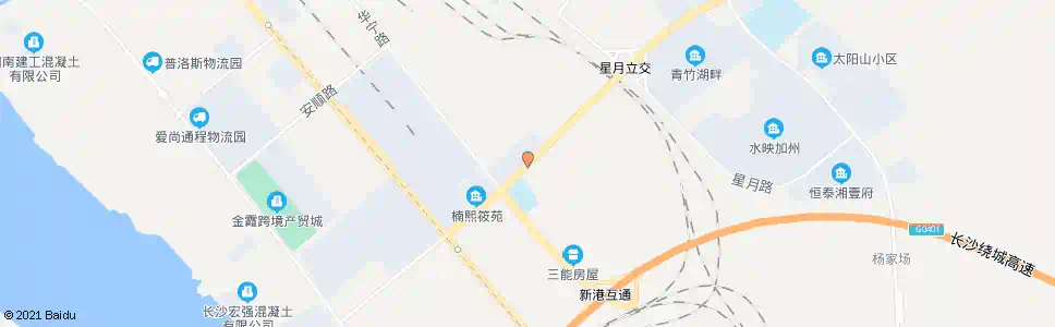 长沙植基村_公交站地图_长沙公交_妙搜公交查询2025
