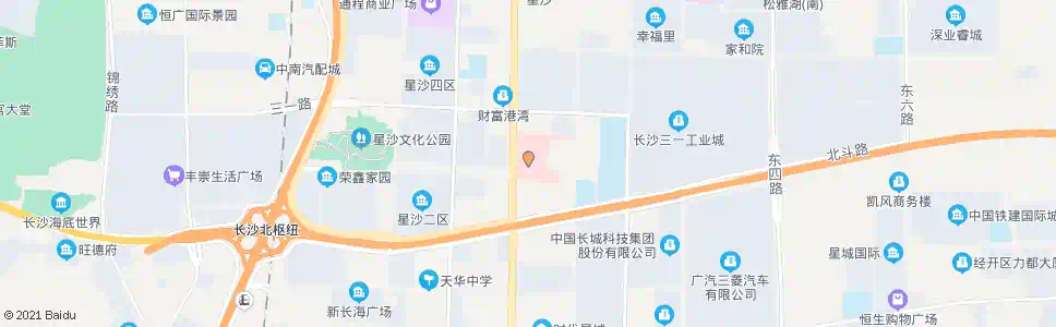 长沙市八医院_公交站地图_长沙公交_妙搜公交查询2025