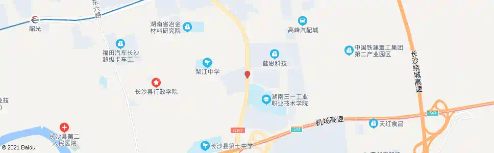 长沙蓝思科技(榔梨厂区)_公交站地图_长沙公交_妙搜公交查询2025