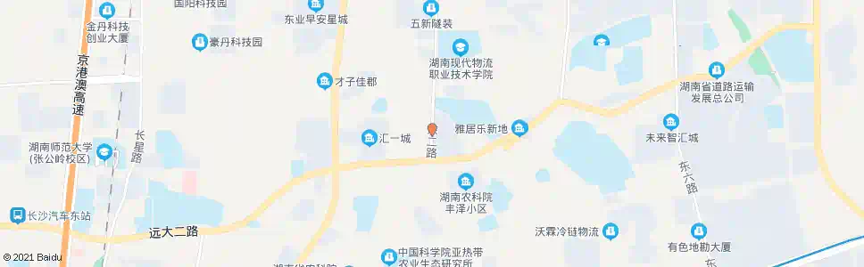 长沙新安安置区_公交站地图_长沙公交_妙搜公交查询2025