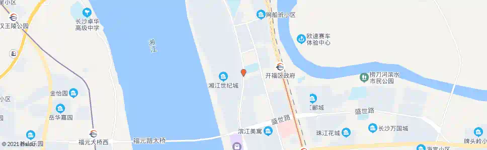 长沙江湾路_公交站地图_长沙公交_妙搜公交查询2025
