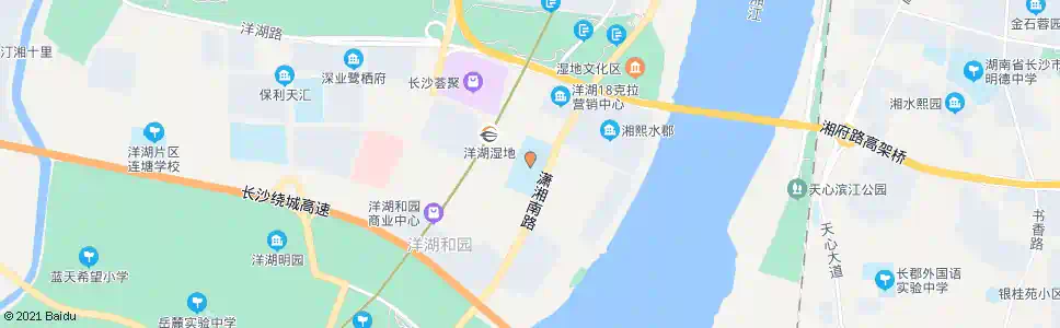 长沙中加中学_公交站地图_长沙公交_妙搜公交查询2025