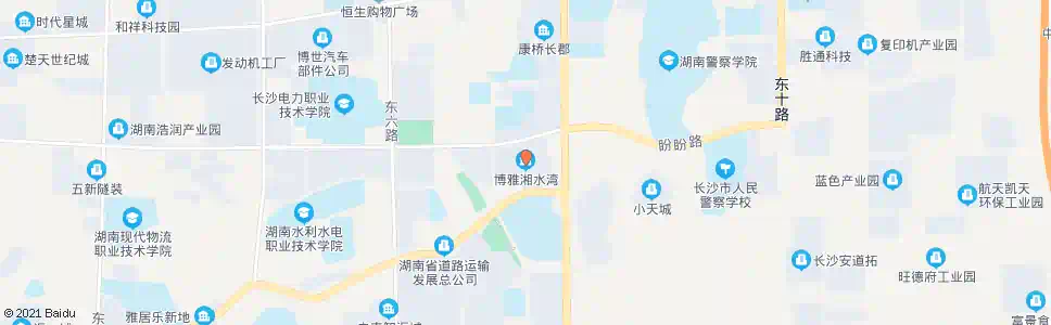 长沙博雅湘水湾_公交站地图_长沙公交_妙搜公交查询2025