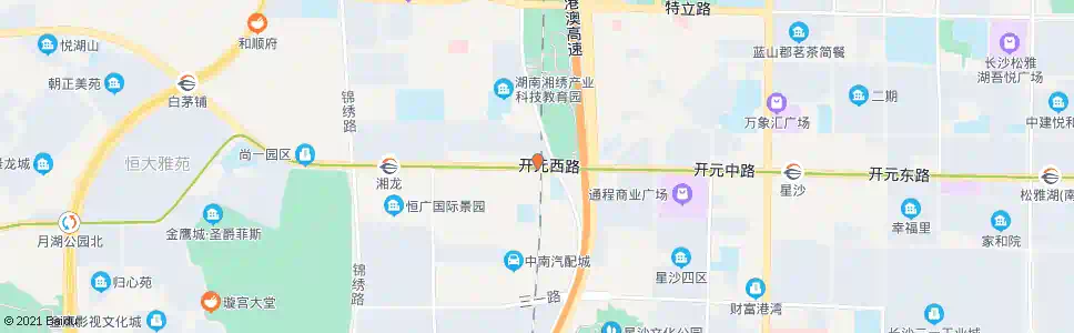 长沙湘绣城_公交站地图_长沙公交_妙搜公交查询2025