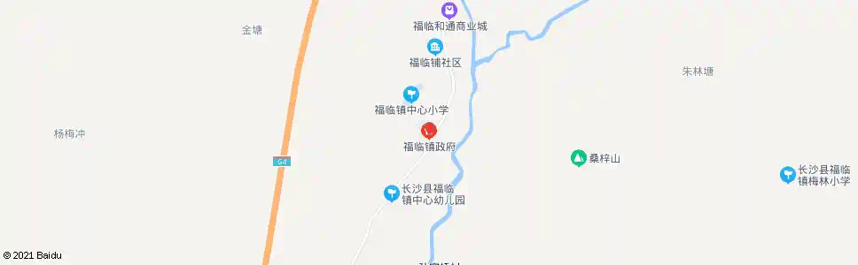 长沙福临镇政府_公交站地图_长沙公交_妙搜公交查询2025