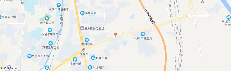 长沙市广电产业园_公交站地图_长沙公交_妙搜公交查询2025