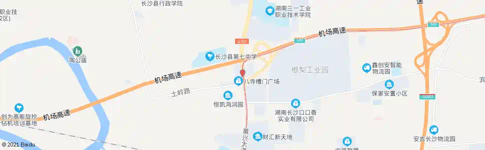 长沙八寺槽门_公交站地图_长沙公交_妙搜公交查询2025