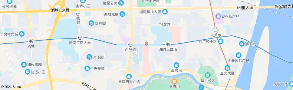 长沙省肿瘤医院_公交站地图_长沙公交_妙搜公交查询2025