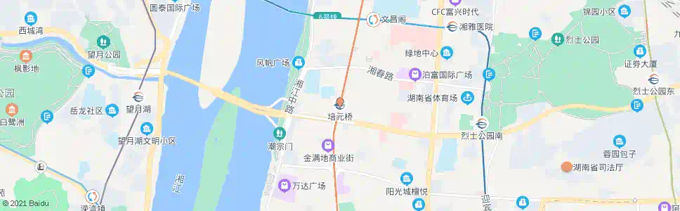 长沙培元桥站_公交站地图_长沙公交_妙搜公交查询2025