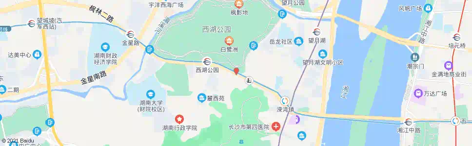 长沙省人防办东_公交站地图_长沙公交_妙搜公交查询2025