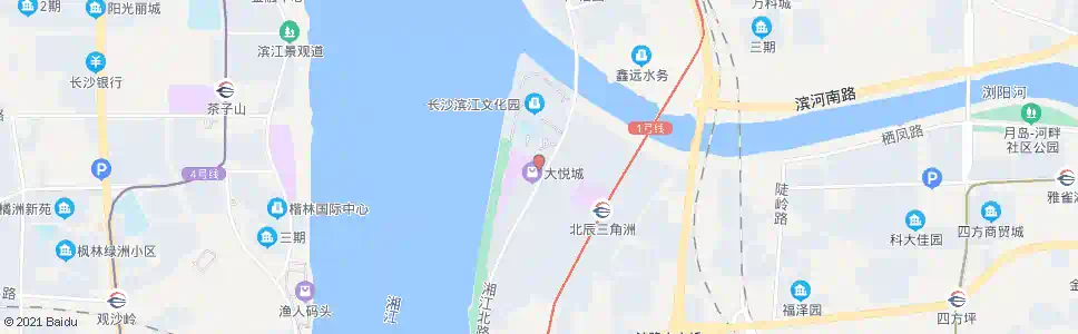 长沙北辰时代广场_公交站地图_长沙公交_妙搜公交查询2025
