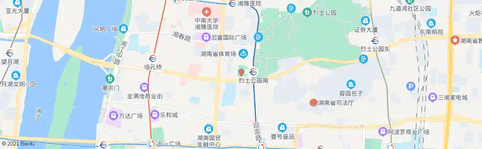 长沙纸本艺术馆(平川路口)_公交站地图_长沙公交_妙搜公交查询2025