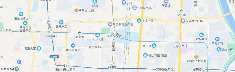 长沙黄兴大道停车场_公交站地图_长沙公交_妙搜公交查询2025