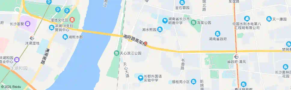 长沙湘府路新联路口_公交站地图_长沙公交_妙搜公交查询2025