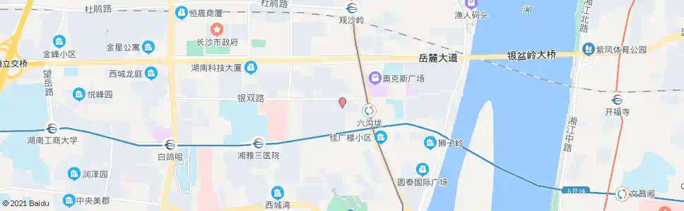 长沙中联重科科技园(银盆岭)_公交站地图_长沙公交_妙搜公交查询2025