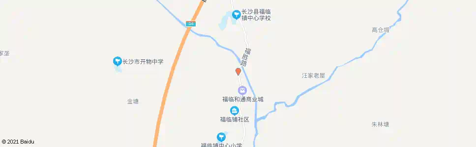 长沙福临客运站_公交站地图_长沙公交_妙搜公交查询2025