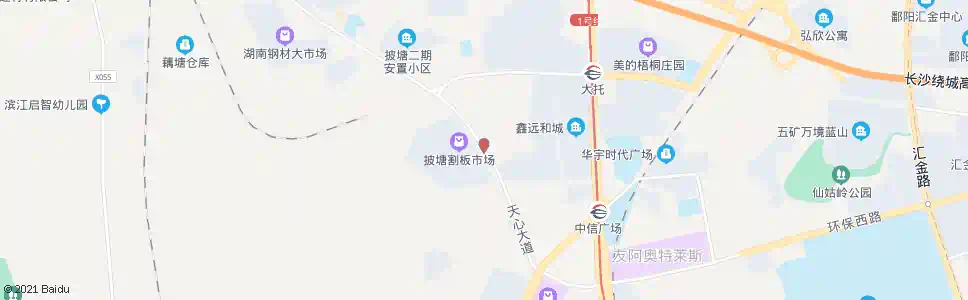 长沙湖南工程职院_公交站地图_长沙公交_妙搜公交查询2025