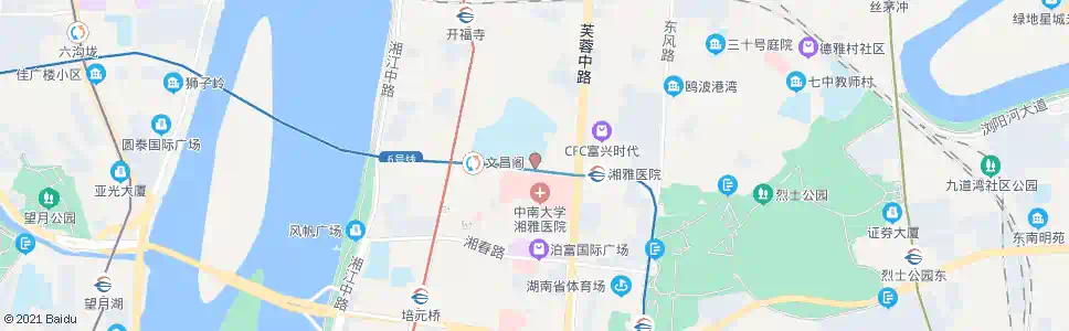 长沙湘雅口腔医院(湘雅路)_公交站地图_长沙公交_妙搜公交查询2025