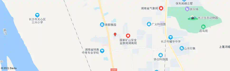 长沙三城花苑_公交站地图_长沙公交_妙搜公交查询2025