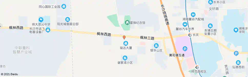 长沙雷锋汽车站(枫林路)_公交站地图_长沙公交_妙搜公交查询2025