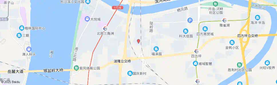 长沙蒋家垅_公交站地图_长沙公交_妙搜公交查询2025
