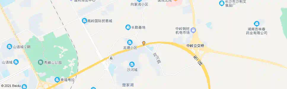 长沙双河路北二环路口_公交站地图_长沙公交_妙搜公交查询2025