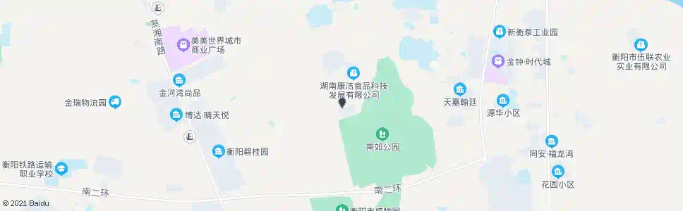 衡阳南郊公园_公交站地图_衡阳公交_妙搜公交查询2025