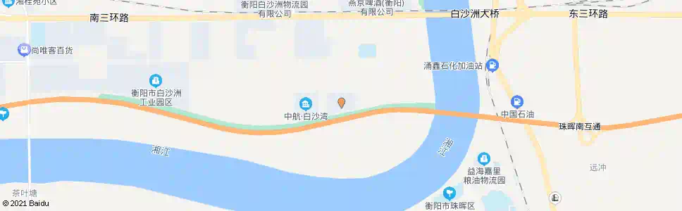 衡阳白沙工业园_公交站地图_衡阳公交_妙搜公交查询2025
