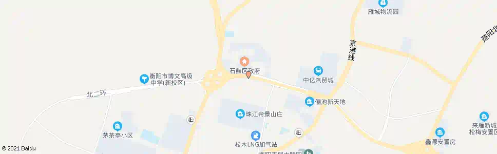 衡阳石鼓区政府_公交站地图_衡阳公交_妙搜公交查询2025