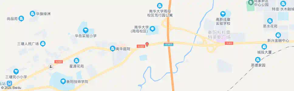 衡阳南华西校区_公交站地图_衡阳公交_妙搜公交查询2025