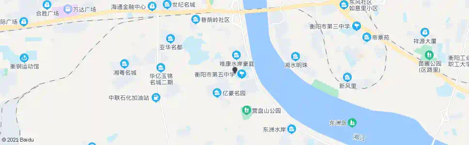 衡阳五中西门_公交站地图_衡阳公交_妙搜公交查询2025
