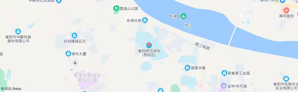 衡阳师范学院西校区_公交站地图_衡阳公交_妙搜公交查询2025