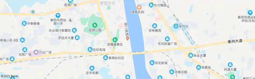 衡阳桥头花园_公交站地图_衡阳公交_妙搜公交查询2025