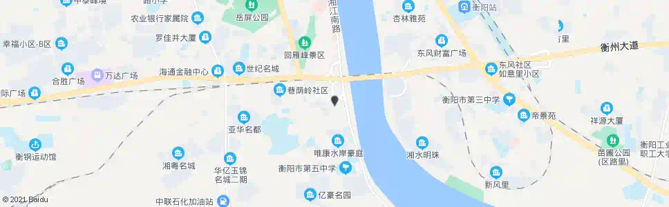 衡阳向蒸路口_公交站地图_衡阳公交_妙搜公交查询2025