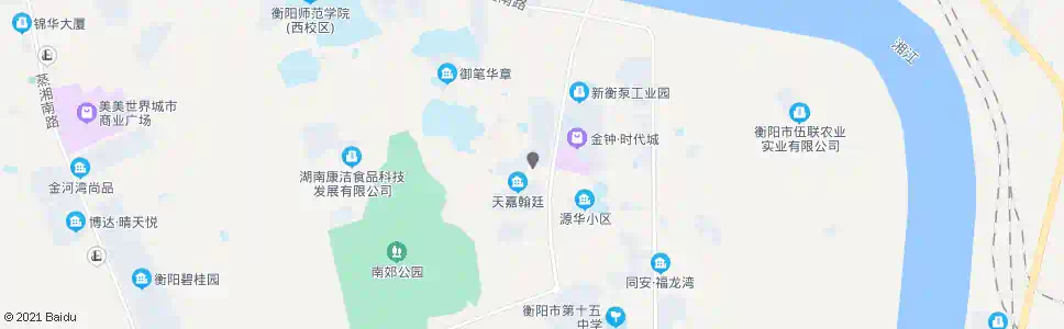 衡阳天嘉翰庭_公交站地图_衡阳公交_妙搜公交查询2025