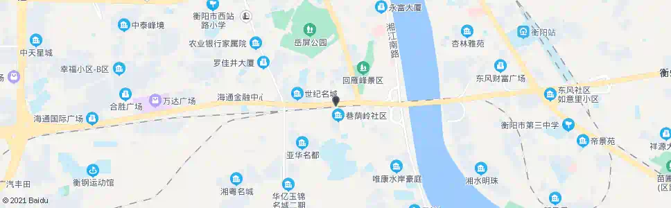 衡阳大庆路_公交站地图_衡阳公交_妙搜公交查询2025