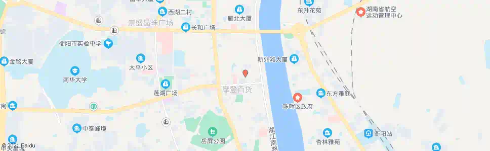 衡阳中山北路_公交站地图_衡阳公交_妙搜公交查询2025