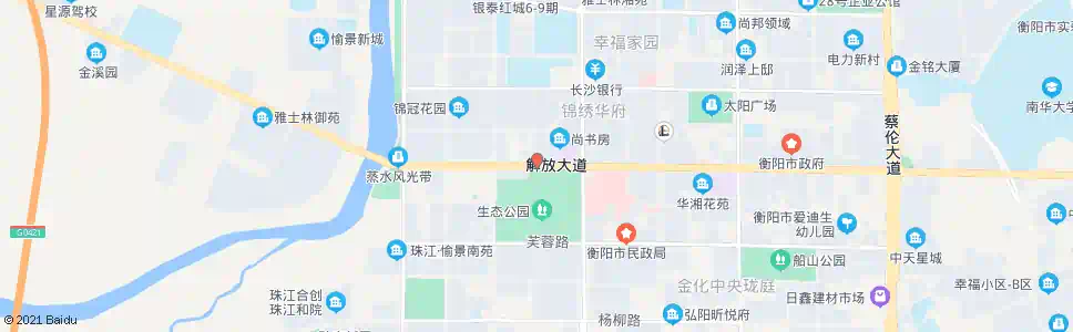 衡阳连卡福广场_公交站地图_衡阳公交_妙搜公交查询2025